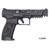 Pistolet Canik SFX RIVAL S DARKSIDE Calibre 9 Para  18 coups + plaquettes MOS Semi automatique-Catégorie B1-Promotion-Autorisation-Préfectorale-B1-Ref CA00051