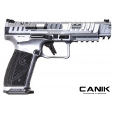 Pistolet Canik SFX RIVAL S CHROME Calibre 9 Para  18 coups + plaquettes MOS Semi automatique-Catégorie B1-Promotion-Autorisation-Préfectorale-B1-Ref CA00052