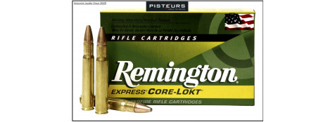 Cartouches-Remington-Core-Lock-grande-chasse-cal -30-06-220-grains (14.2g)-Ref 24740