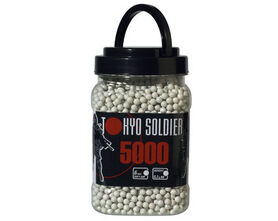 Pot billes 5000 blanches 6 mm 0,20 g Airsoft