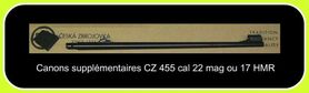 Canon pour CZ 455 et 457 Cal. 17 HMR