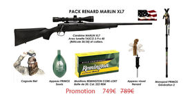 Marlin XL 7 222 Rem + Pack renard